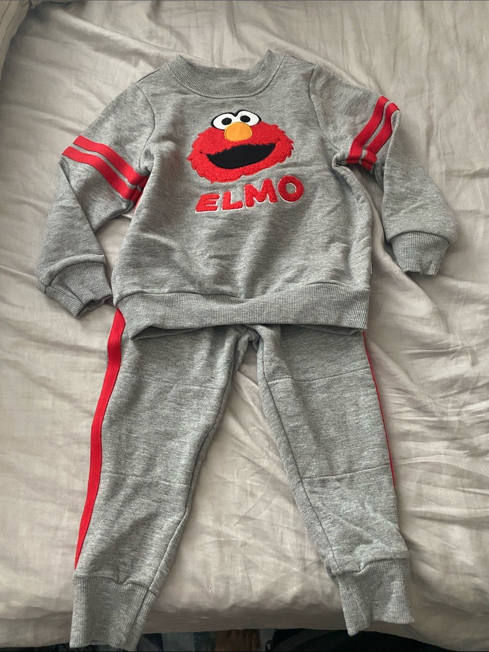 Little Sleepies Bamboo Elmo sweatshirt and jogger set